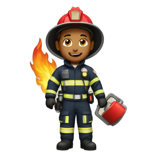 fire fighter sticker