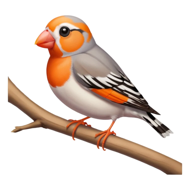 Zebra Finch bird sticker