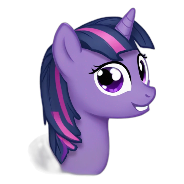 twilight sparkle pony sticker