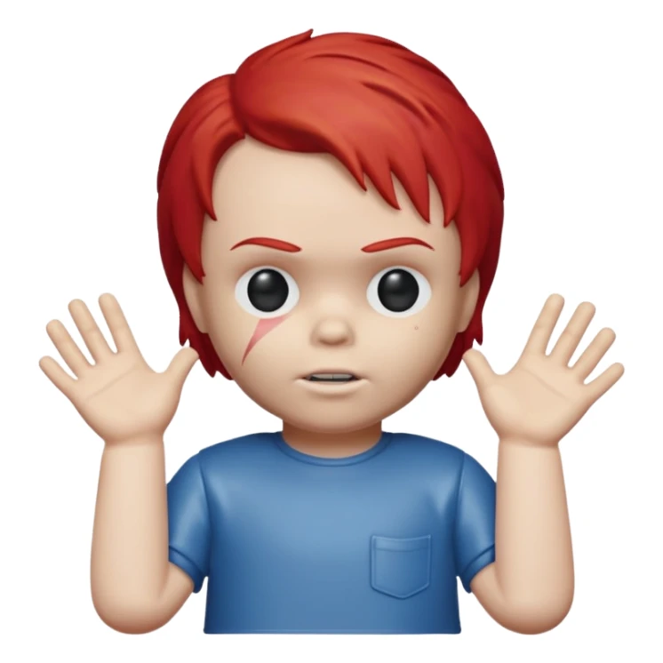 Child's Play Chuck Doll
 sticker