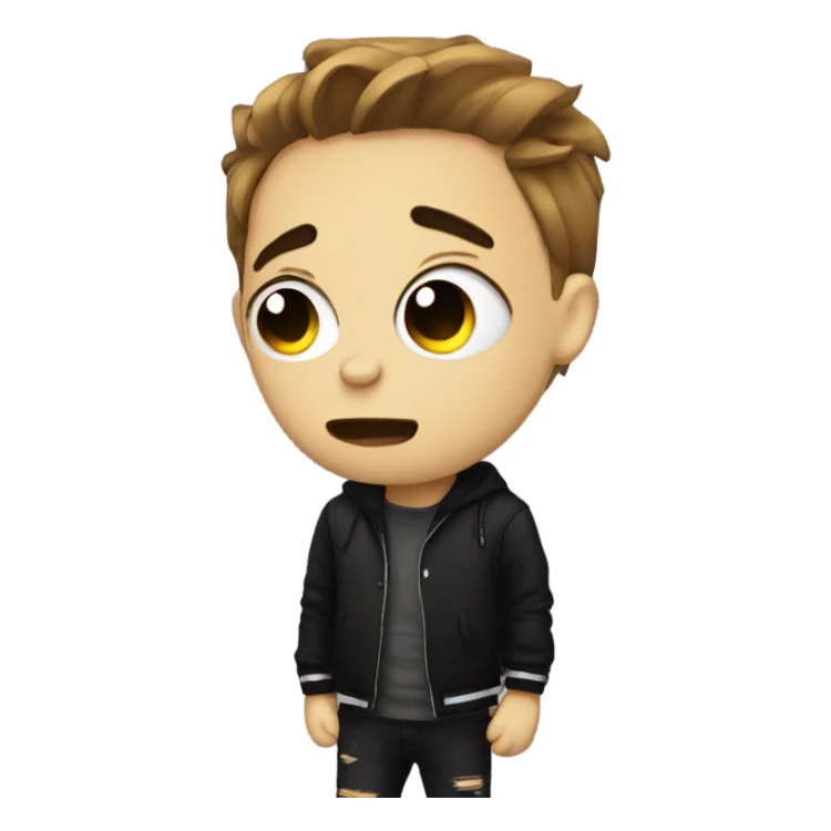 Me as an emo sticker