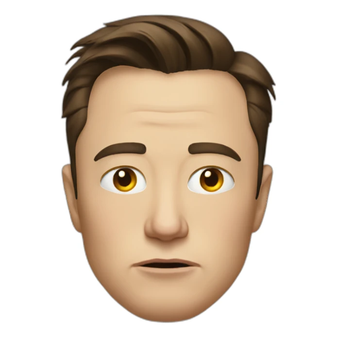 elon musk sad sticker