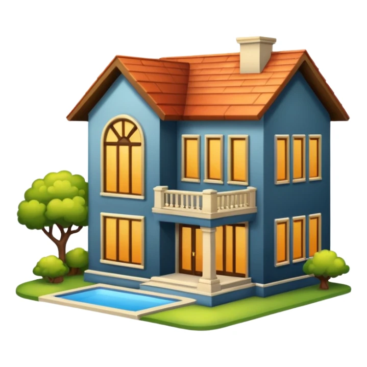 Luxury house sticker