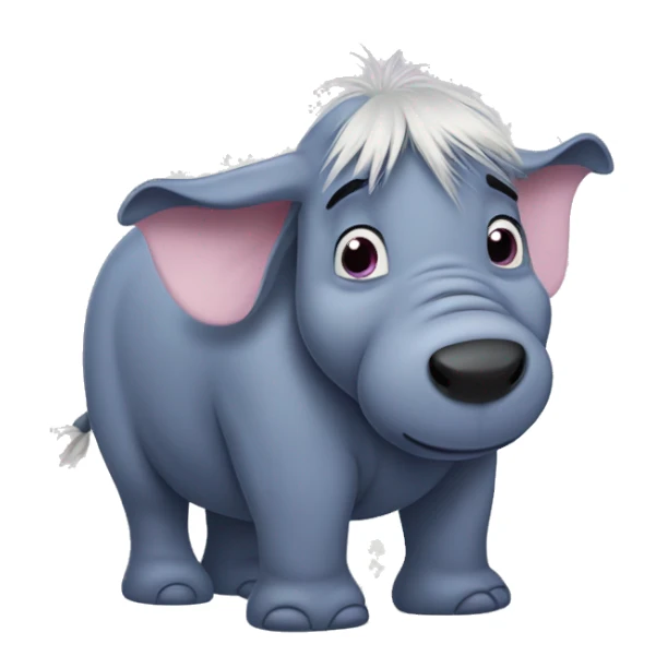 Nalle puh eeyore sticker