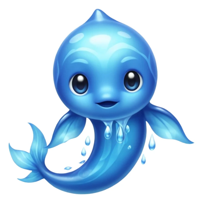 water elemental animal sticker