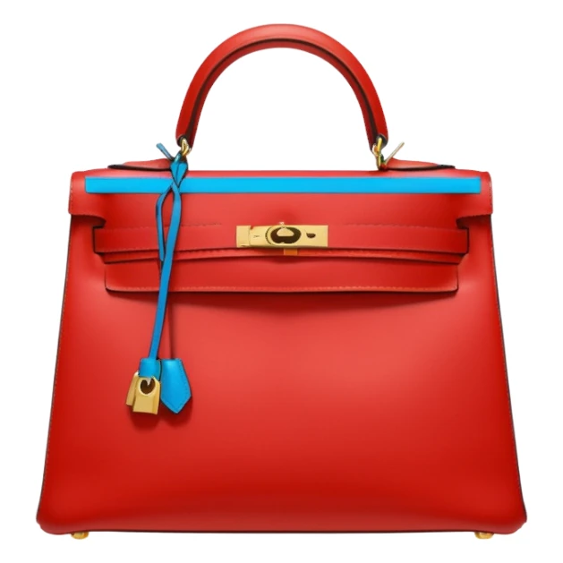 hermes kelly bag bright red sticker