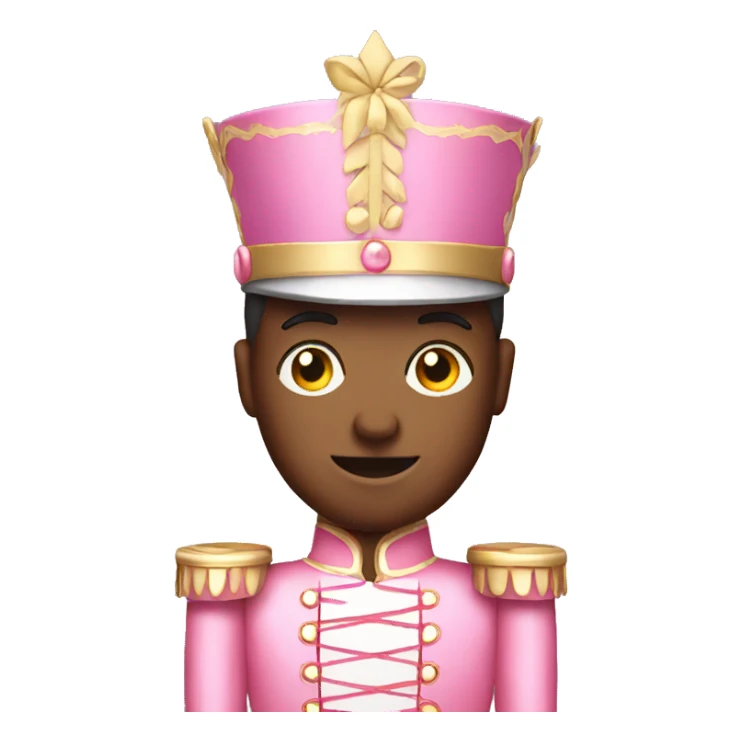 Pink nutcracker sticker