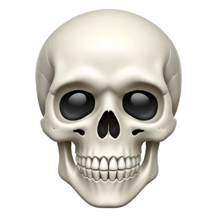 Skull sticker