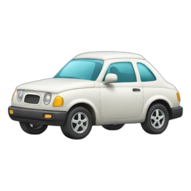 car with soap sticker