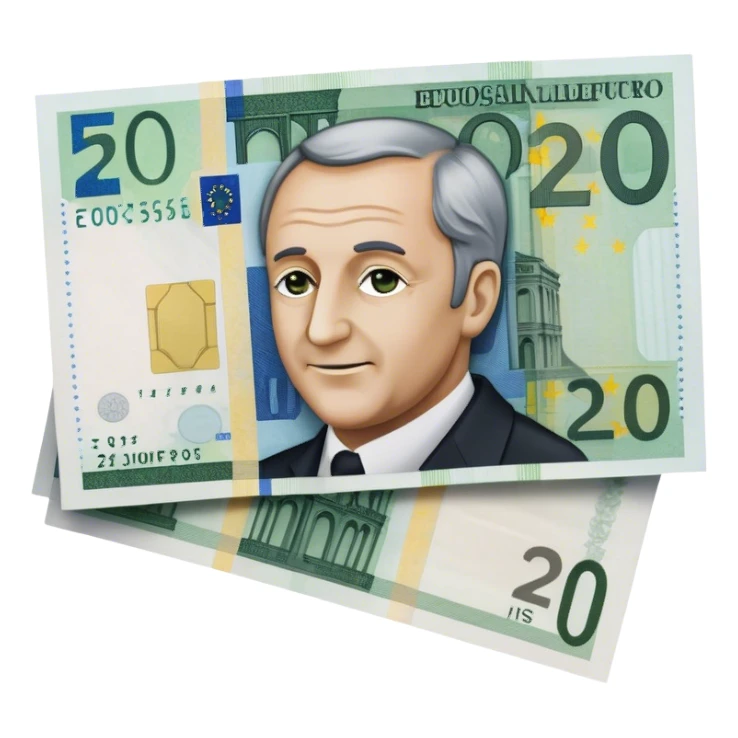 20 euros billey sticker