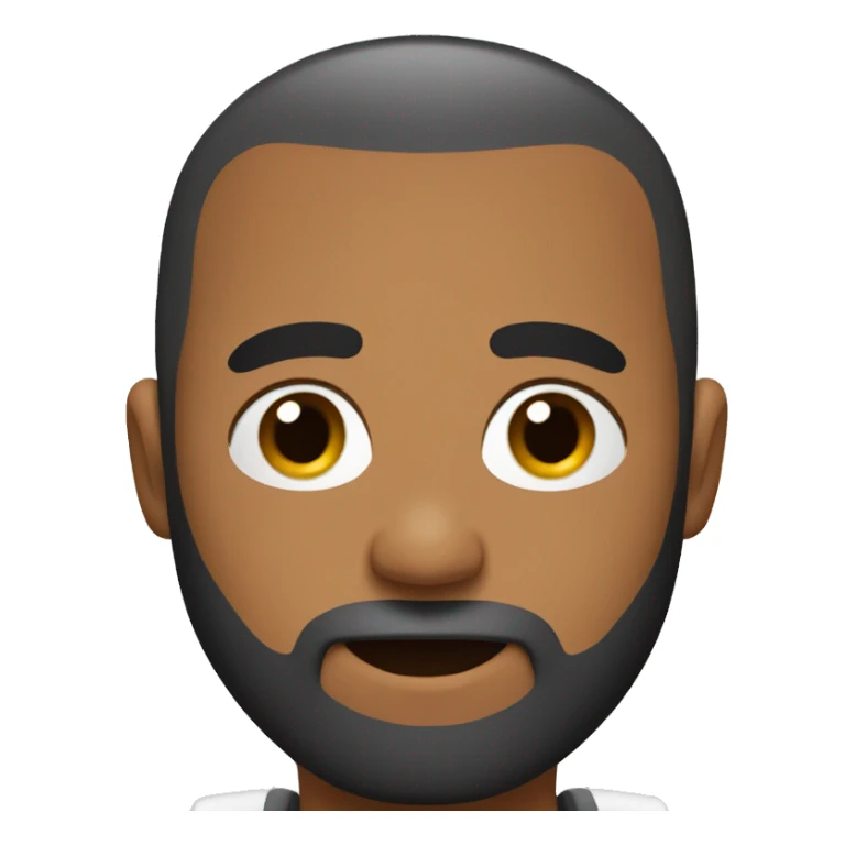 Buzz cut WITH BEARD sticker