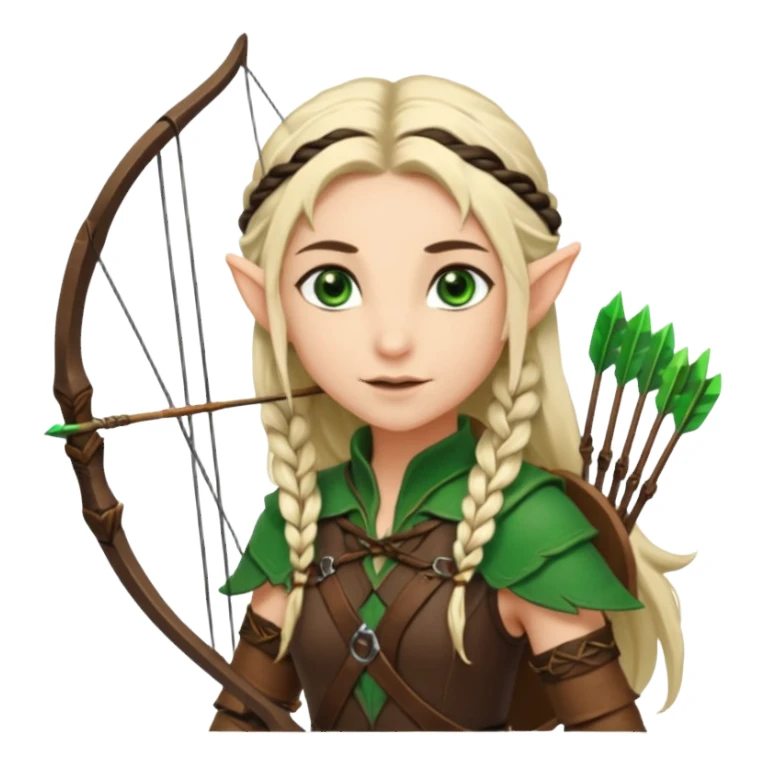 Elf Archer sticker