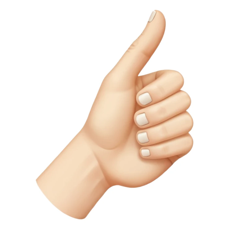 thumbs down hand gesture sticker