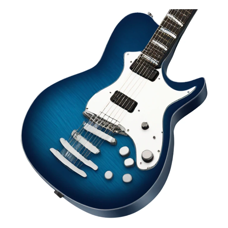 blue guitar  sticker