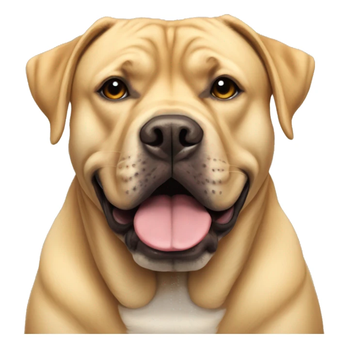 American bully and Golden Labrador sticker