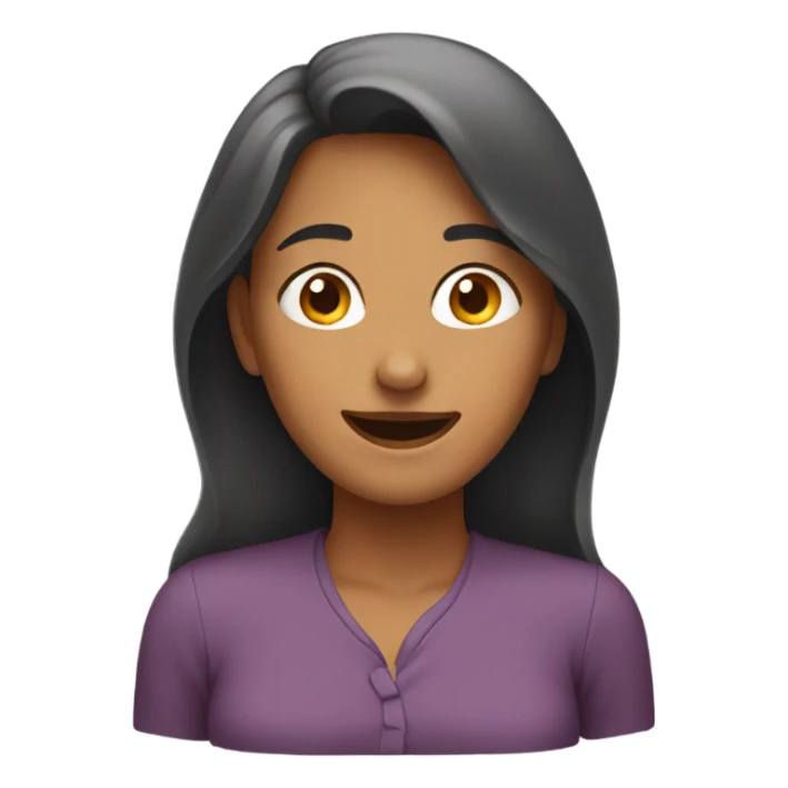 Relieved woman sticker