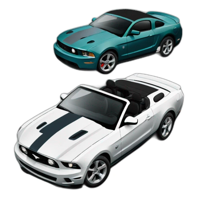 Mustangs gt 2010 décapotable sticker