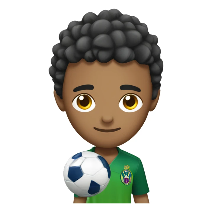 neymar jr with a ball sticker