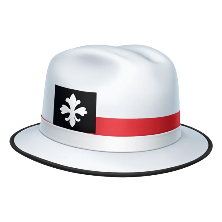 britany flag with a britany hat sticker