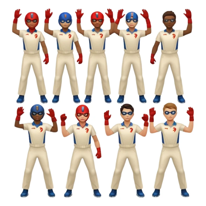 Cricket Superheroes sticker