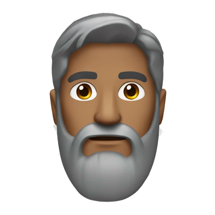 indian bearded man iron man mask sticker