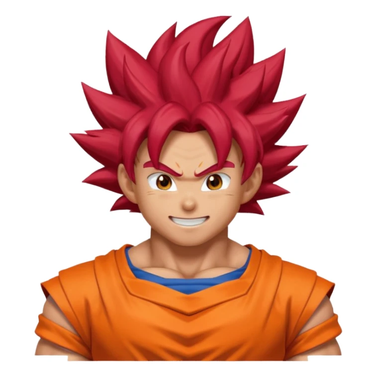 Goku super saiyan god sticker