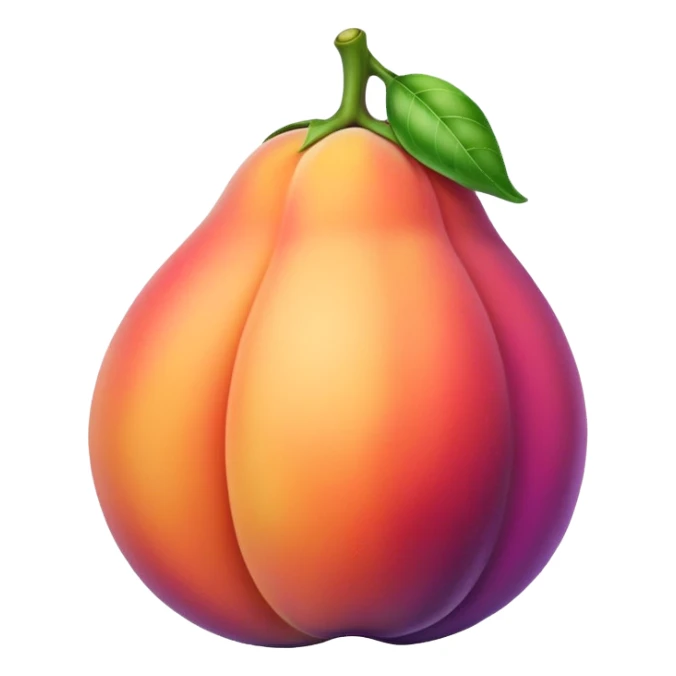 peach eggplant  sticker