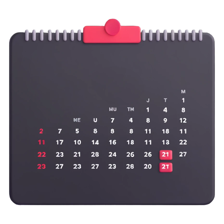 July 2025 calendar sticker