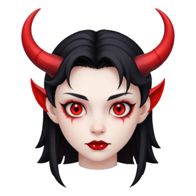Demon girl sticker