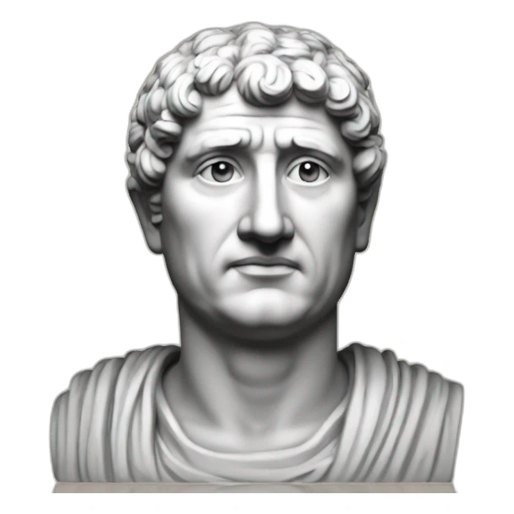 Emperor Trajan sticker