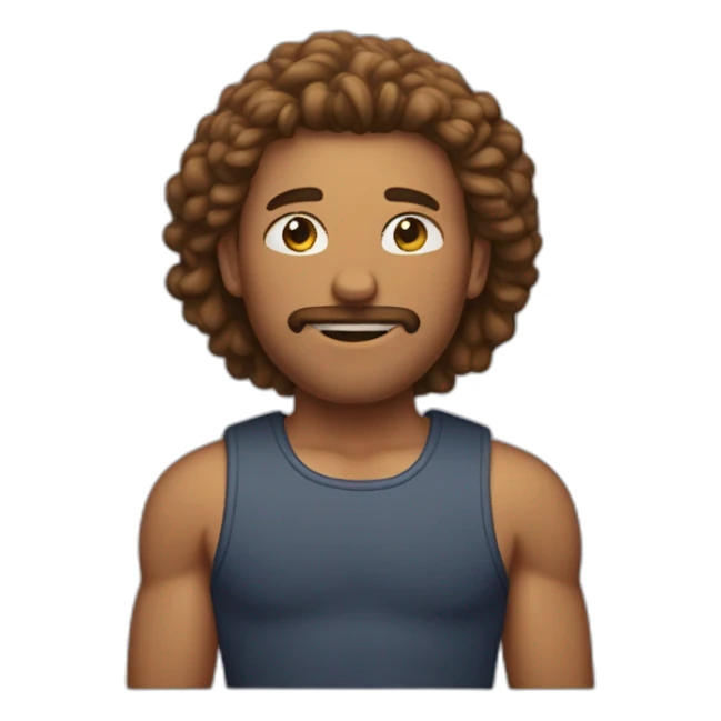 Guy with twelvepack sixpack sticker