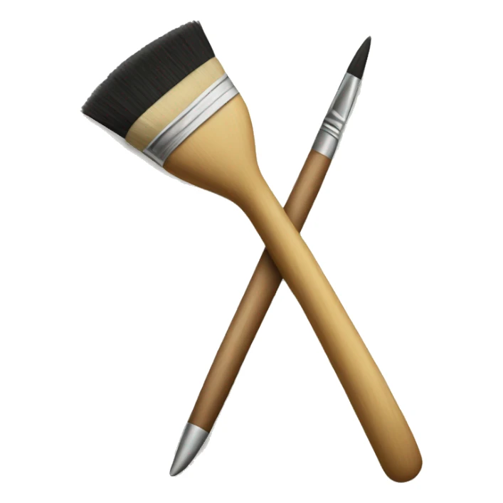 prohibition sign with a brush sticker