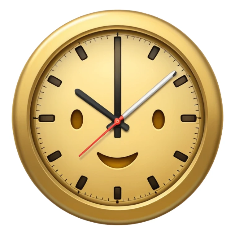 Clock it emoji sticker