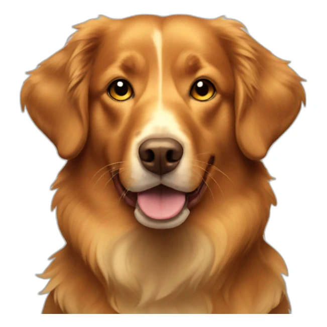 duck tolling retriever sticker