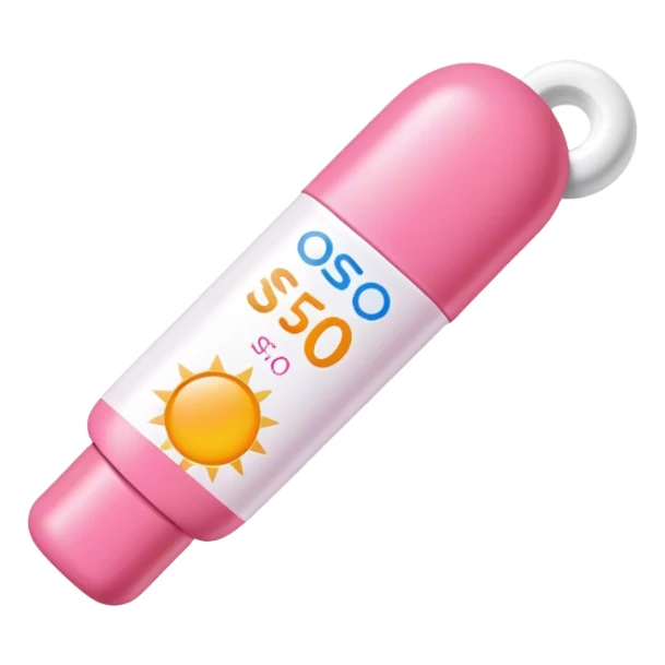 Aesthetic pink SPF 50 stik sticker