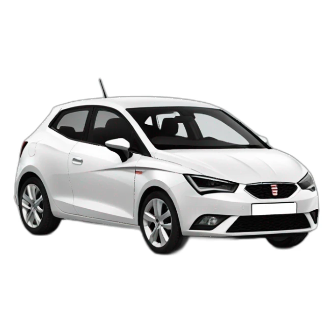 Round White Seat ibiza sticker