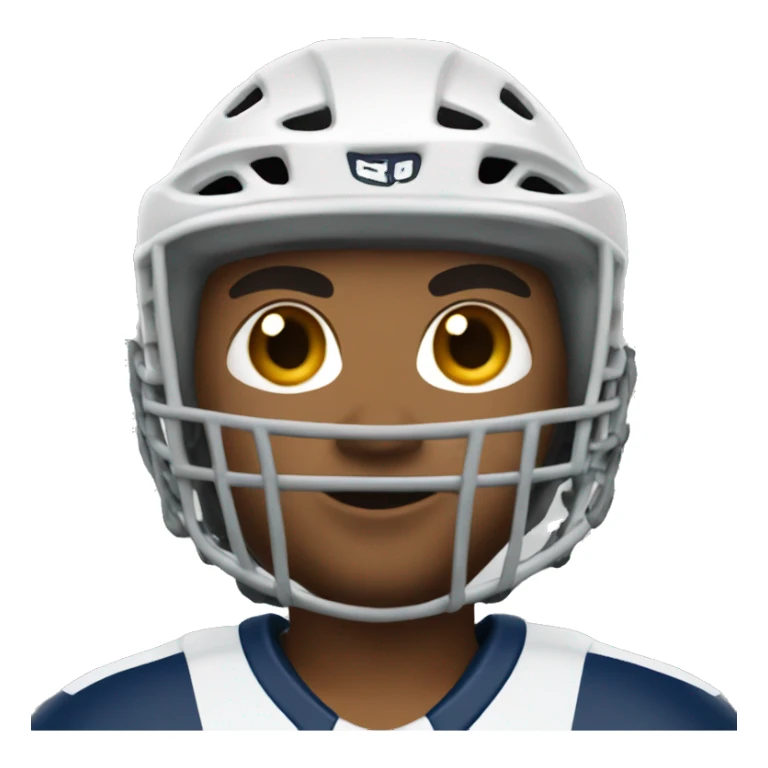 Lacrosse player sticker