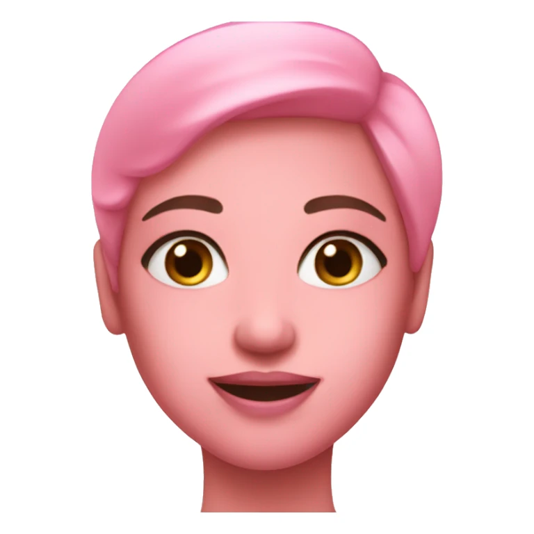 Pink skin care sticker