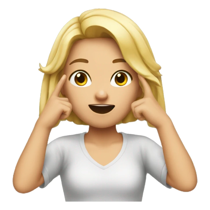 A girl taunting me sticker