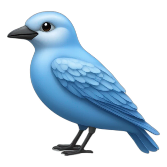 pieuvre bleu clair sticker