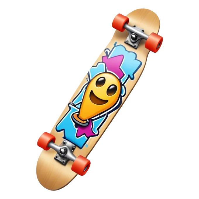 graffiti skate board sticker