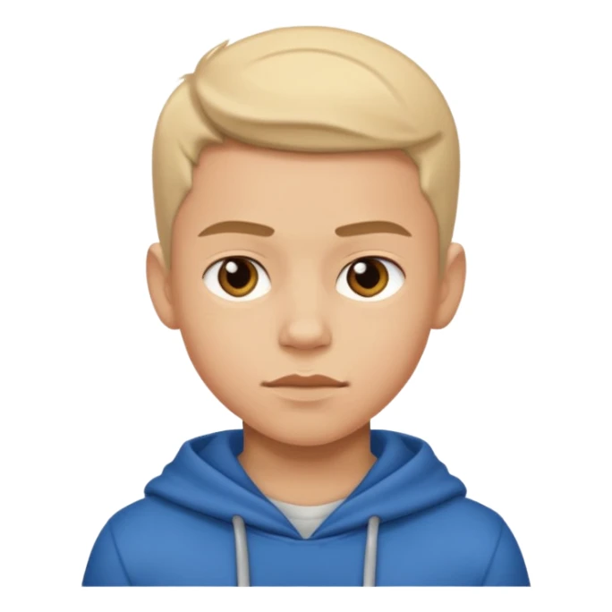 a boy who is cool and strong sticker