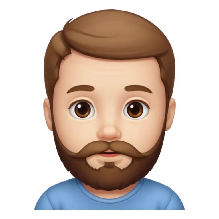 bearded baby sticker