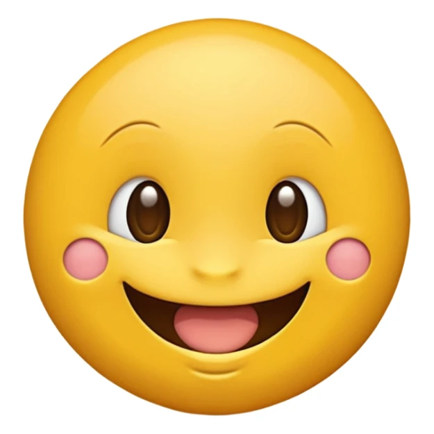 emoji com cara de feliz sticker