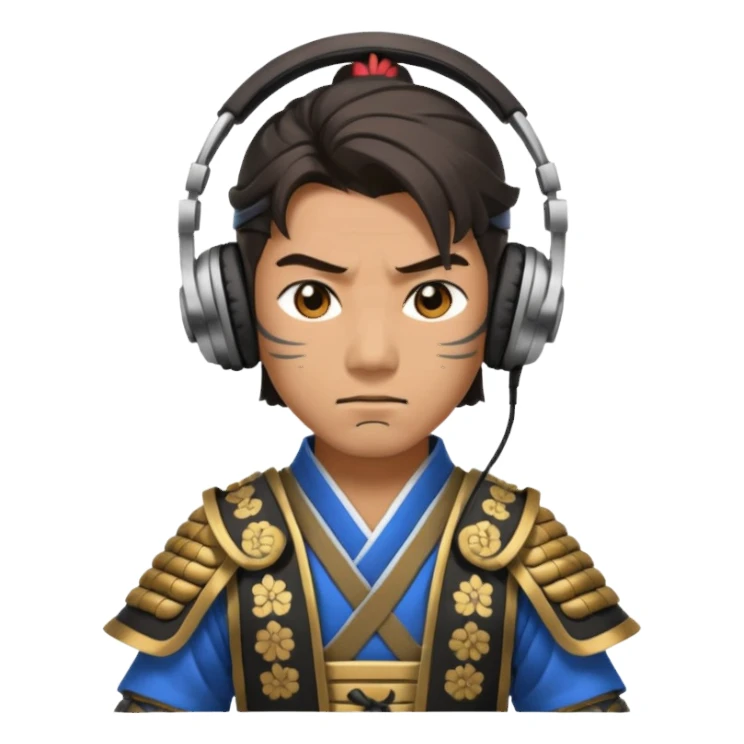 samurai DJ  sticker
