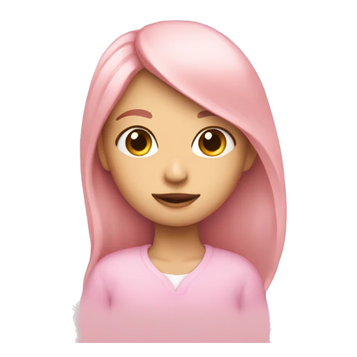 pastel pink journal sticker