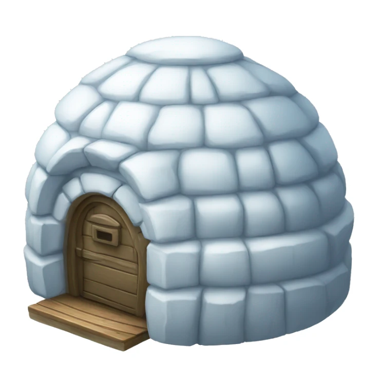 igloo + cool hacker sticker