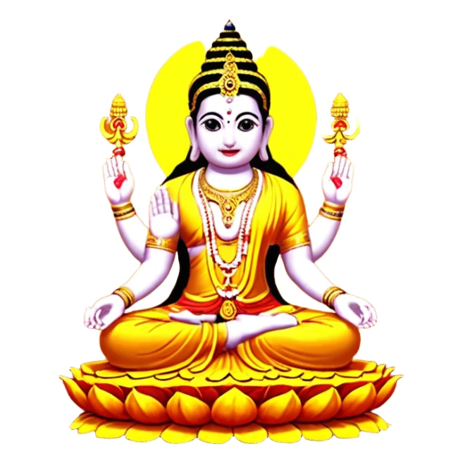 मॉं दुर्गा देवी सिंह पर विराजमान sticker