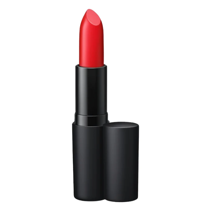 lip stick black sticker