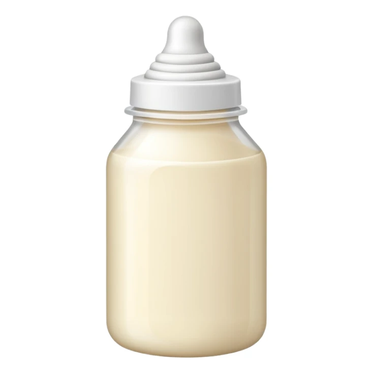 cream in a normal bottle  sticker